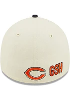 New Era Chicago Bears Mens Ivory 2022 Sideline 39THIRTY Flex Hat
