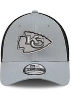 New Era Kansas City Chiefs Mens Grey 2T Neo 39THIRTY Flex Hat