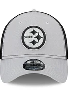New Era Pittsburgh Steelers Mens Grey 2T Neo 39THIRTY Flex Hat