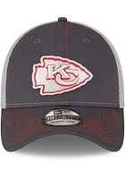 New Era Kansas City Chiefs Mens Graphite 2T Neo 39THIRTY Flex Hat