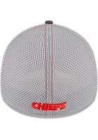 New Era Kansas City Chiefs Mens Graphite 2T Neo 39THIRTY Flex Hat