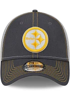New Era Pittsburgh Steelers Mens Graphite 2T Neo 39THIRTY Flex Hat