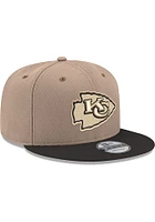 New Era Kansas City Chiefs Brown 2T 9FIFTY Mens Snapback Hat
