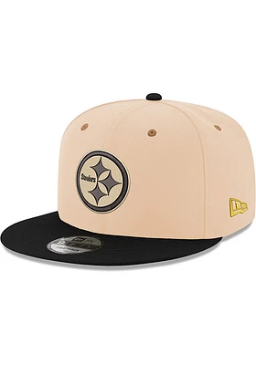 New Era Pittsburgh Steelers Brown 2T 9FIFTY Mens Snapback Hat