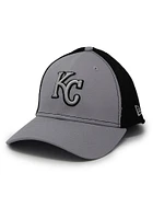 New Era Kansas City Royals Mens Grey 2T Neo 39THIRTY Flex Hat