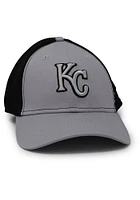 New Era Kansas City Royals Mens Grey 2T Neo 39THIRTY Flex Hat