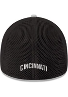 New Era Cincinnati Reds Mens Grey 2T Neo 39THIRTY Flex Hat