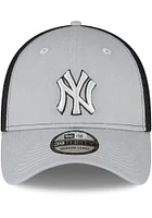 New Era York Yankees Mens Grey 2T Neo 39THIRTY Flex Hat