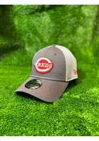 New Era Cincinnati Reds Mens Graphite 2T Neo 39THIRTY Flex Hat