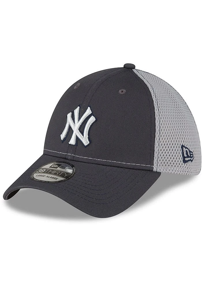 New Era York Yankees Mens Graphite 2T Neo 39THIRTY Flex Hat