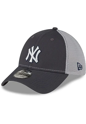New Era York Yankees Mens Graphite 2T Neo 39THIRTY Flex Hat