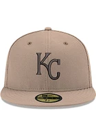 New Era Kansas City Royals Mens Brown 2T 59FIFTY Fitted Hat