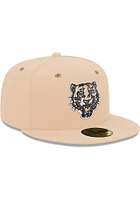 New Era Detroit Tigers Mens Brown 2T 59FIFTY Fitted Hat