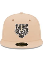 New Era Detroit Tigers Mens Brown 2T 59FIFTY Fitted Hat