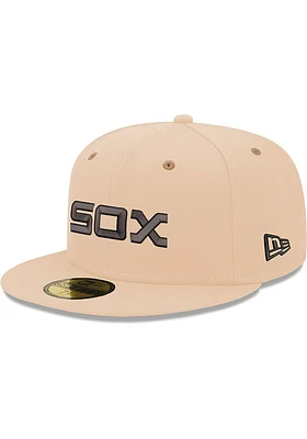 New Era Chicago White Sox Mens Brown 2T 59FIFTY Fitted Hat