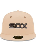New Era Chicago White Sox Mens Brown 2T 59FIFTY Fitted Hat