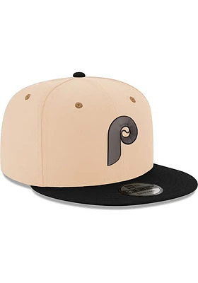 New Era Philadelphia Phillies Brown 2T 9FIFTY Mens Snapback Hat