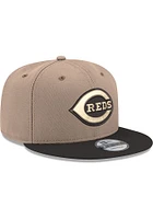 New Era Cincinnati Reds Brown 2T 9FIFTY Mens Snapback Hat