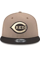 New Era Cincinnati Reds Brown 2T 9FIFTY Mens Snapback Hat