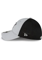 New Era Kansas Jayhawks Mens Grey 2T Neo 39THIRTY Flex Hat