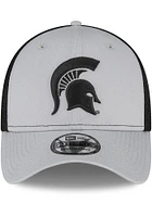 New Era Michigan State Spartans Mens Grey 2T Neo 39THIRTY Classic Flex Hat