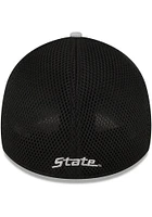 New Era Michigan State Spartans Mens Grey 2T Neo 39THIRTY Classic Flex Hat