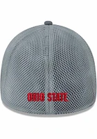 New Era Ohio State Buckeyes Mens Graphite 2T Neo 39THIRTY Flex Hat