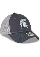 New Era Michigan State Spartans Mens Graphite 2T Neo 39THIRTY Flex Hat