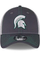 New Era Michigan State Spartans Mens Graphite 2T Neo 39THIRTY Flex Hat