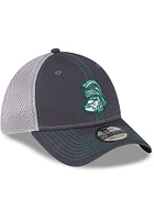 New Era Michigan State Spartans Mens Graphite 2T Neo 39THIRTY Iconic Flex Hat