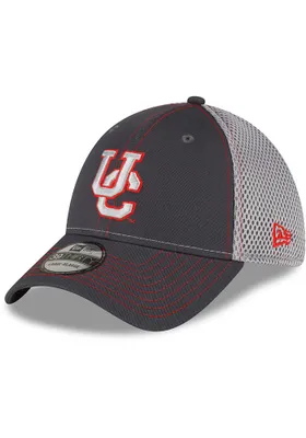 New Era Cincinnati Bearcats Mens Graphite Logo 2T Neo 39THIRTY Flex Hat