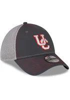 New Era Cincinnati Bearcats Mens Graphite Logo 2T Neo 39THIRTY Flex Hat