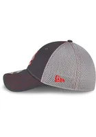 New Era Cincinnati Bearcats Mens Graphite Logo 2T Neo 39THIRTY Flex Hat