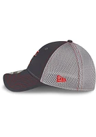 New Era Texas Tech Red Raiders Mens Graphite 2T Neo 39THIRTY Flex Hat