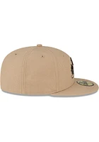 New Era Kansas Jayhawks Mens Tan 2T 59FIFTY Fitted Hat