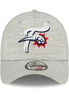New Era Reading Fightin Phils Mens Grey Distinct 39THIRTY Flex Hat