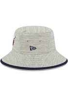 New Era Reading Fightin Phils Grey Distinct Bucket Mens Bucket Hat
