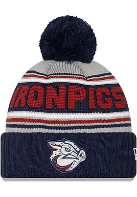 New Era Lehigh Valley Ironpigs Blue Child Cheer Knit Youth Knit Hat