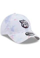 New Era Lehigh Valley Ironpigs Baby Toddler Ice Dye Core Classic 2.0 Adjustable Hat - White