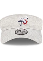 New Era Reading Fightin Phils Mens Grey Distinct Visor Adjustable Visor