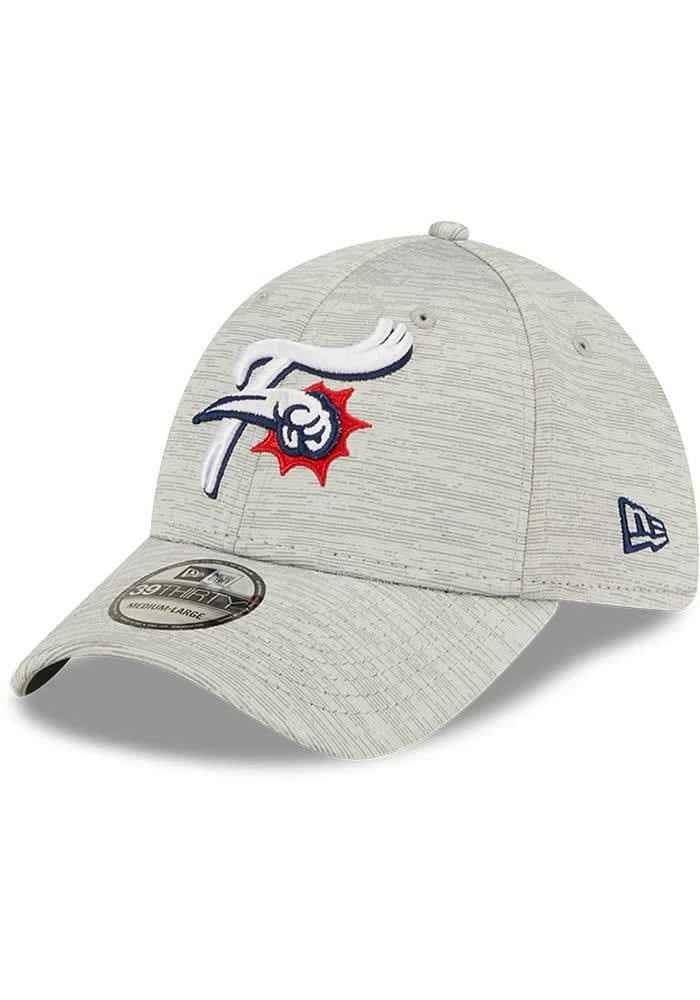 New Era Reading Fightin Phils Grey JR Distinct 39THIRTY Youth Flex Hat