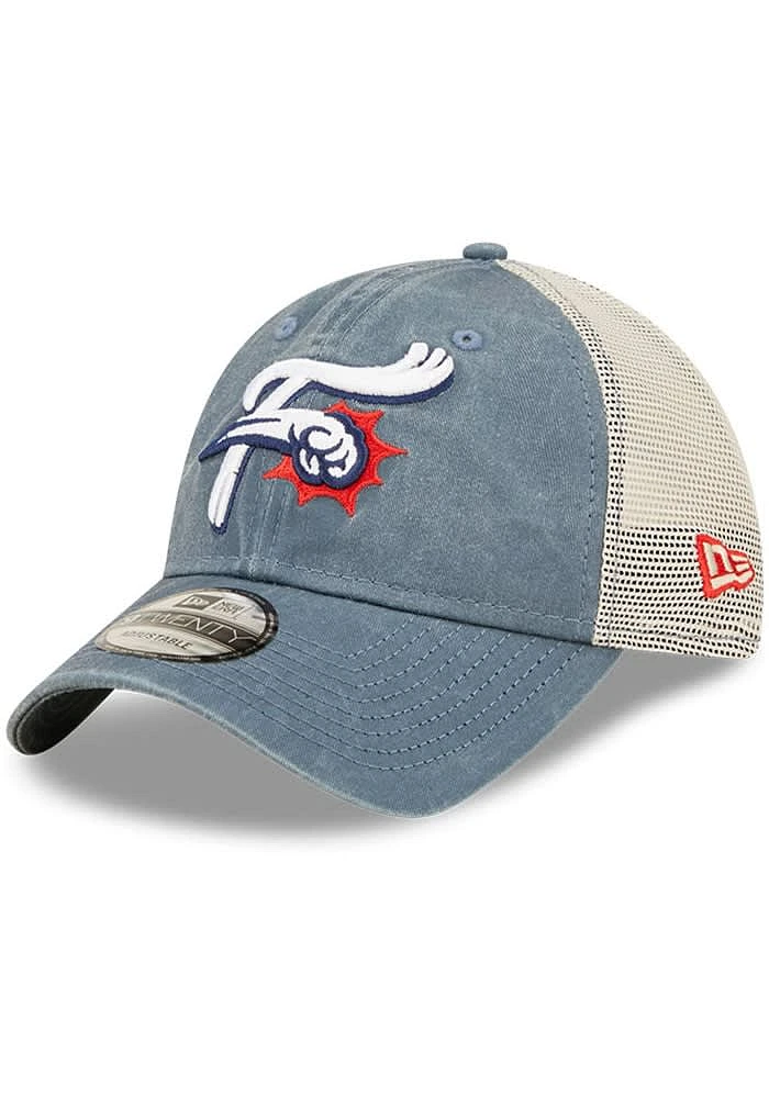 New Era Reading Fightin Phils Blue JR Washed 9TWENTY Youth Adjustable Hat