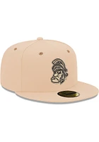 New Era Michigan State Spartans Mens Brown 2T 59FIFTY Classic Fitted Hat