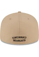 New Era Cincinnati Bearcats Mens Tan 2T 59FIFTY Fitted Hat