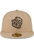New Era Michigan Wolverines Mens Brown 2T 59FIFTY Fitted Hat