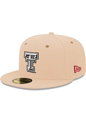 New Era Texas Tech Red Raiders Mens Brown 2T 59FIFTY Fitted Hat