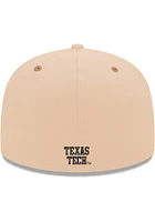 New Era Texas Tech Red Raiders Mens Brown 2T 59FIFTY Fitted Hat