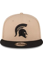 New Era Michigan State Spartans Brown 2T 9FIFTY Classic Mens Snapback Hat