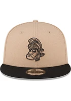 New Era Michigan State Spartans Brown 2T 9FIFTY Mens Snapback Hat