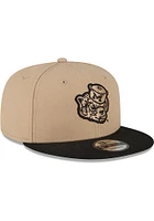 New Era Michigan Wolverines Tan 2T 9FIFTY Mens Snapback Hat
